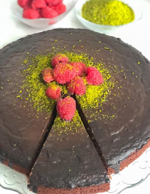 GF Coconut Chocolate cake