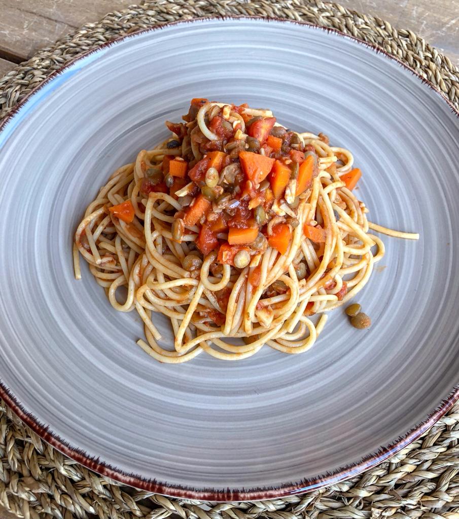 Lentil Bolognese - The Guilt-Free Kitchen | All Gluten-Free | Mostly Plant-Based